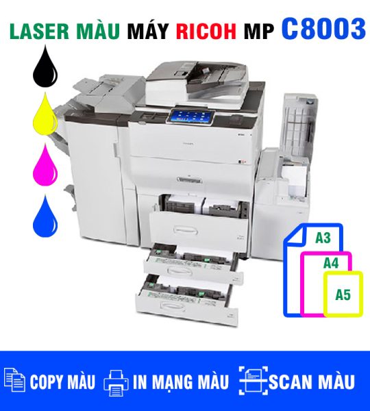 Máy Photocopy Ricoh MP C8003